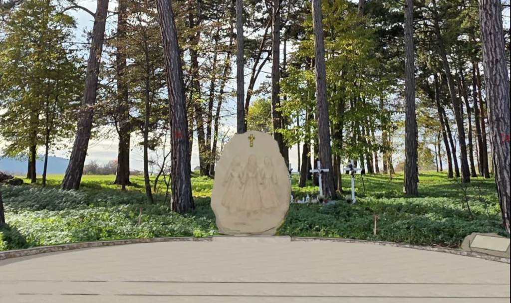 PAMÄTNÍK NA LUCKU, SOFIU A KATKU